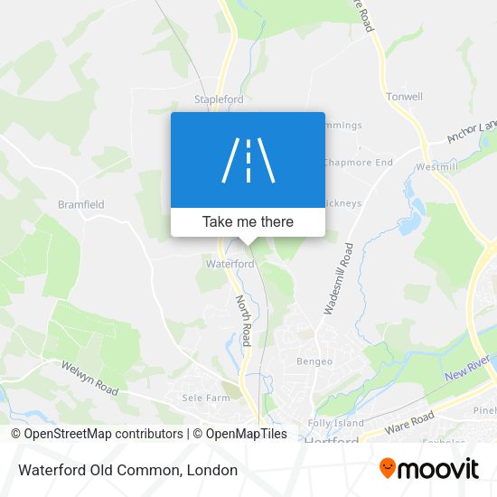 Waterford Old Common map