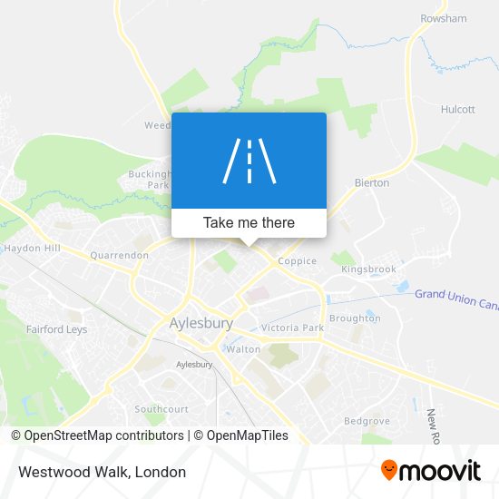 Westwood Walk map