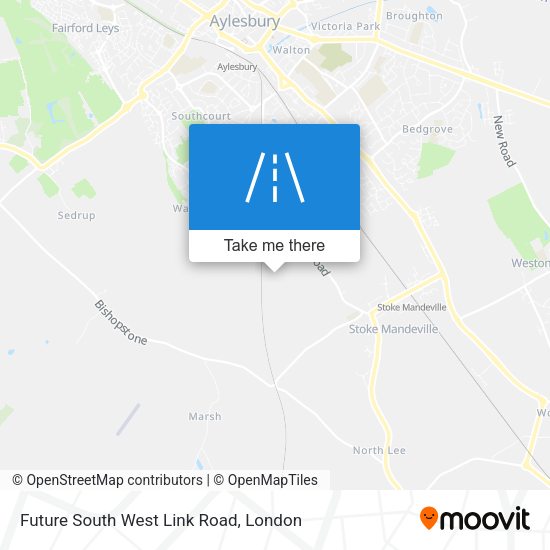 Future South West Link Road map