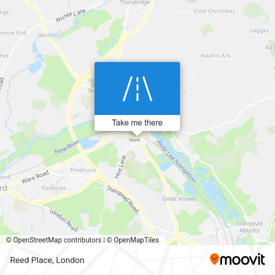 Reed Place map