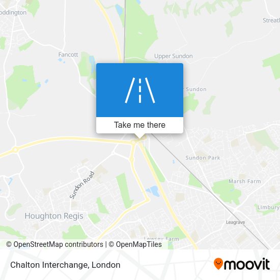 Chalton Interchange map