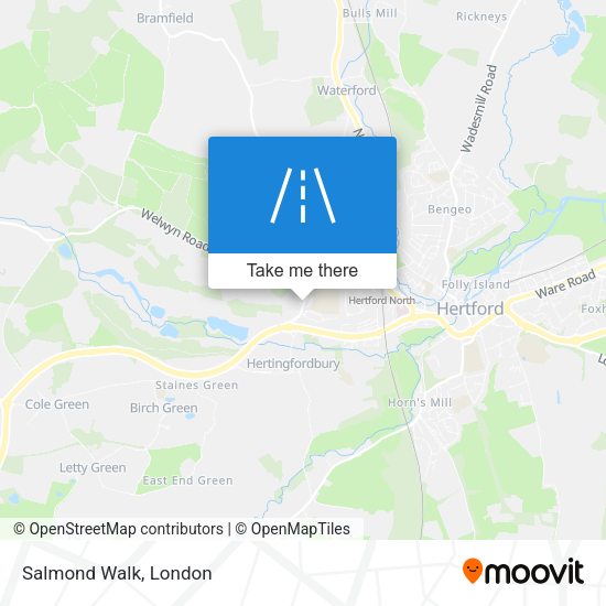 Salmond Walk map
