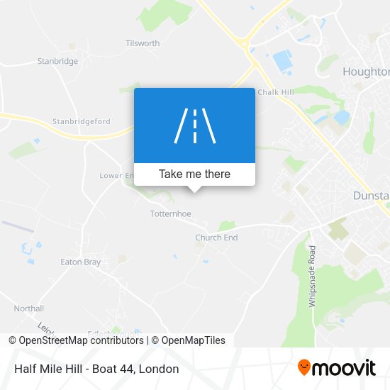 Half Mile Hill - Boat 44 map