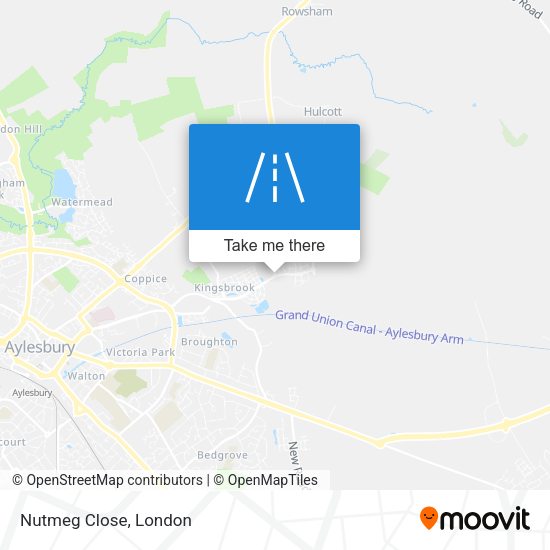 Nutmeg Close map