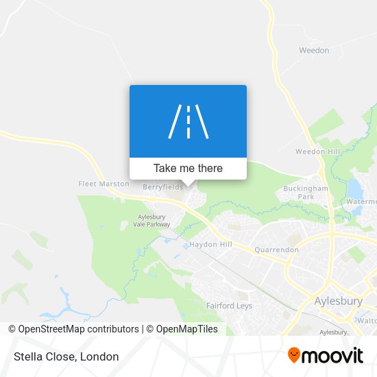 Stella Close map