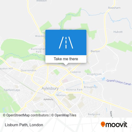 Lisburn Path map