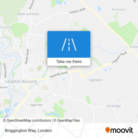Briggington Way map