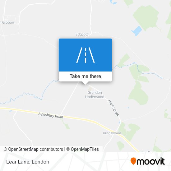 Lear Lane map