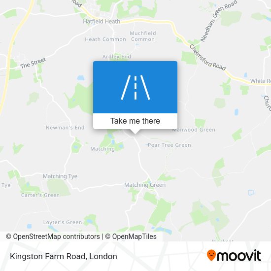 Kingston Farm Road map