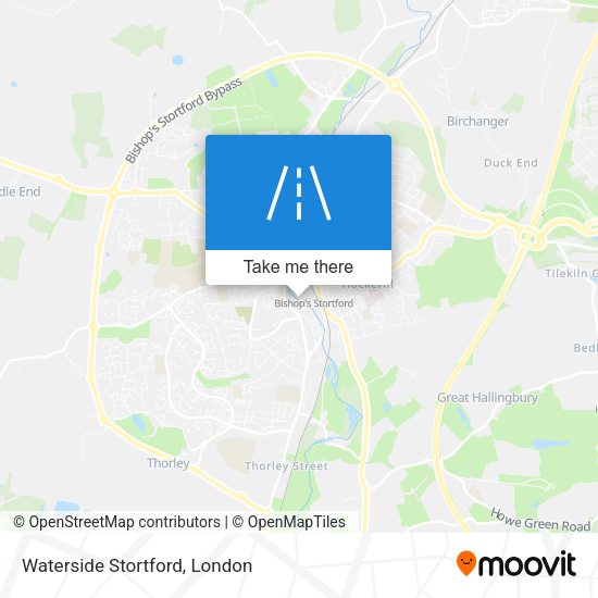 Waterside Stortford map