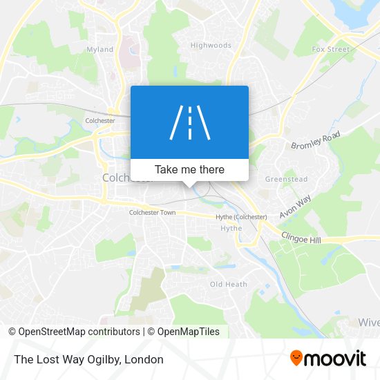 The Lost Way Ogilby map