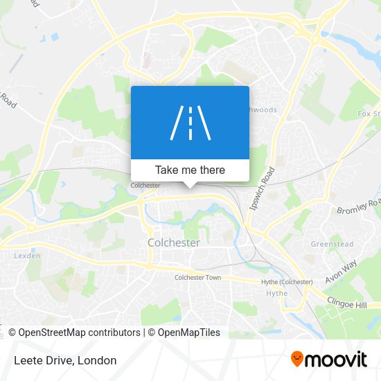 Leete Drive map