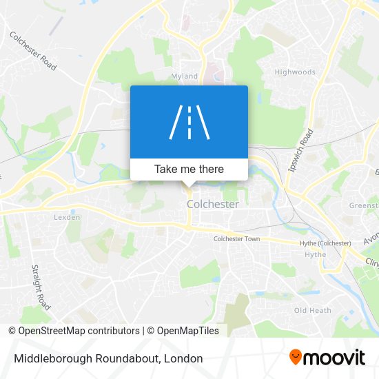 Middleborough Roundabout map