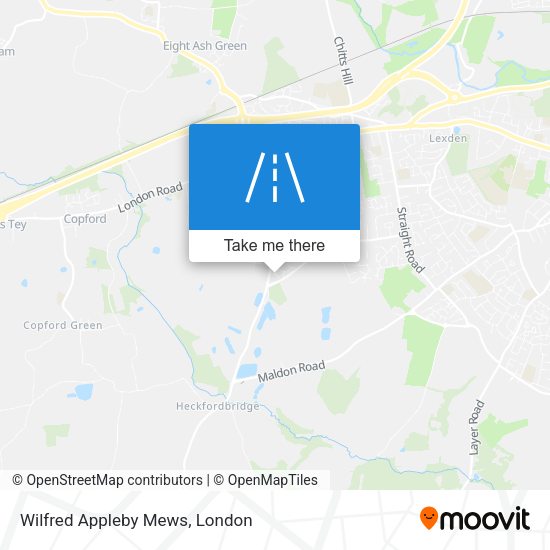Wilfred Appleby Mews map
