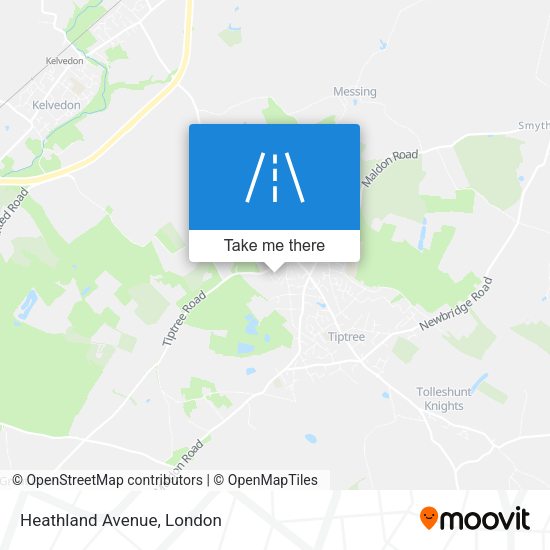 Heathland Avenue map