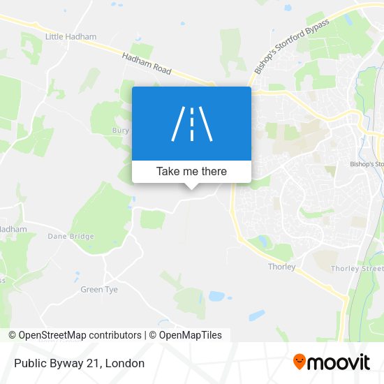 Public Byway 21 map