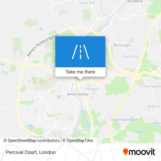 Percival Court map