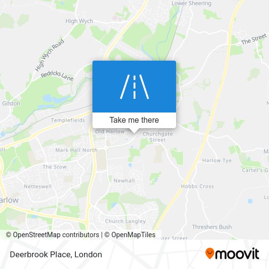 Deerbrook Place map