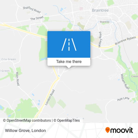Willow Grove map