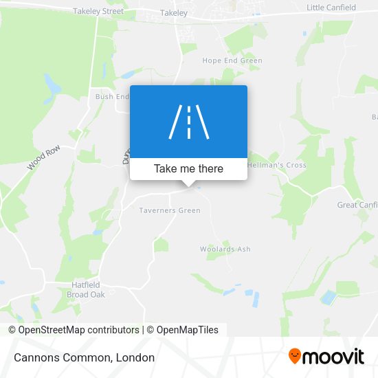 Cannons Common map