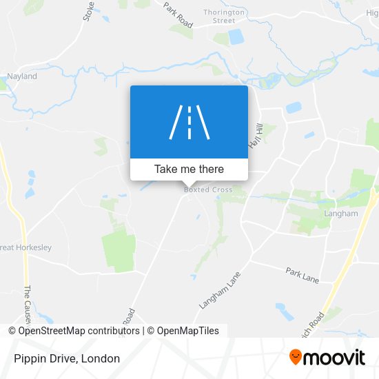 Pippin Drive map