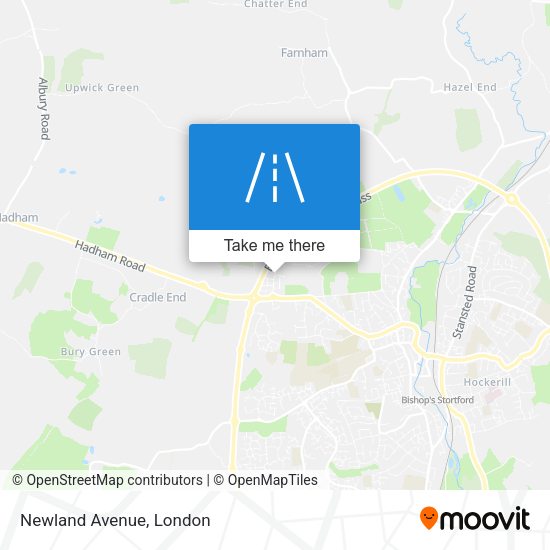 Newland Avenue map