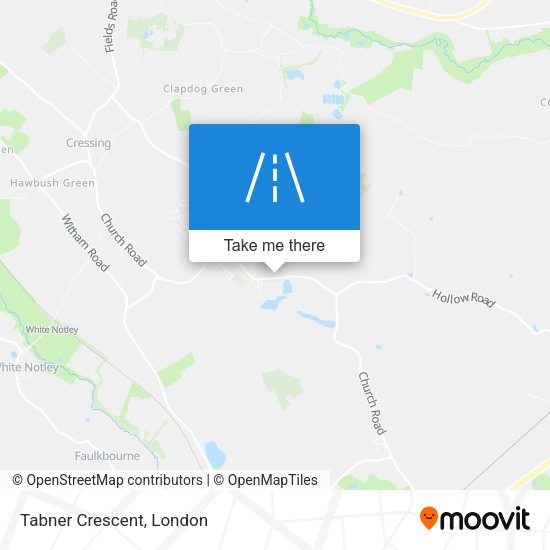 Tabner Crescent map