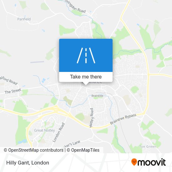 Hilly Gant map