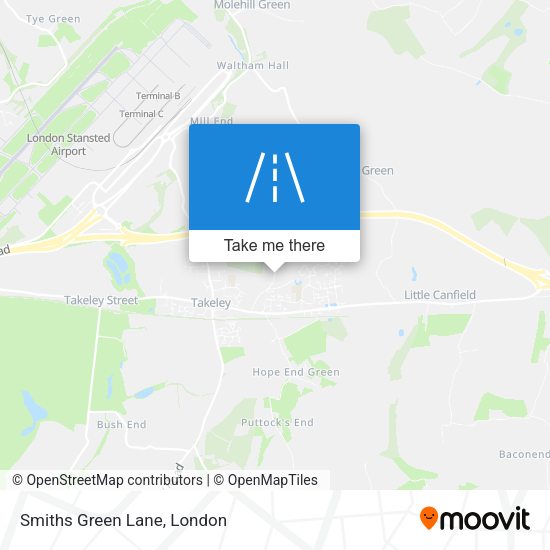 Smiths Green Lane map