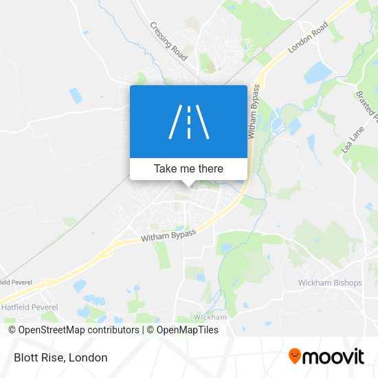 Blott Rise map