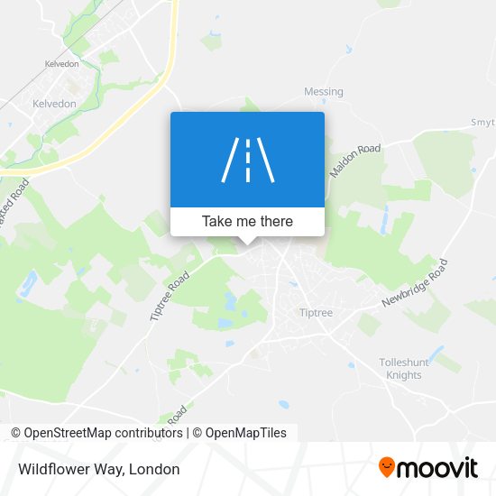 Wildflower Way map