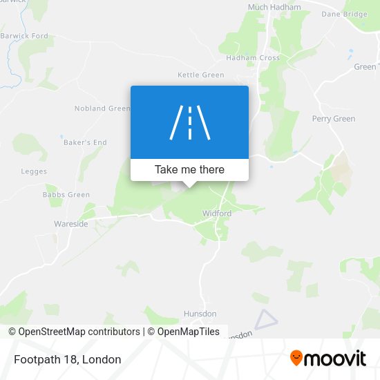 Footpath 18 map