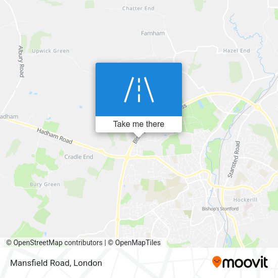 Mansfield Road map