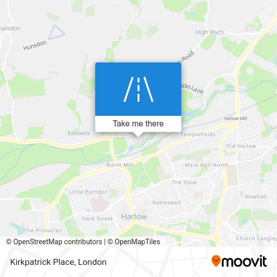 Kirkpatrick Place map