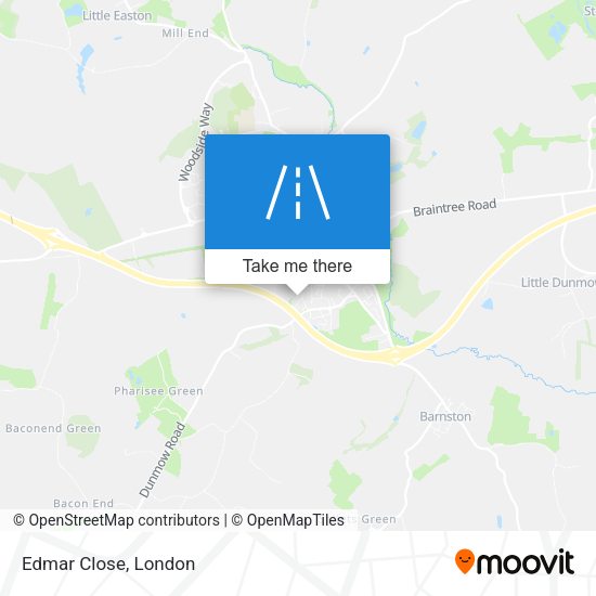 Edmar Close map