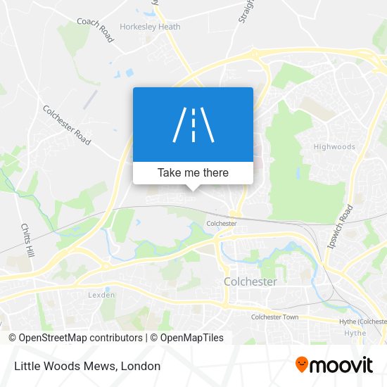 Little Woods Mews map