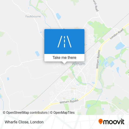 Wharfe Close map