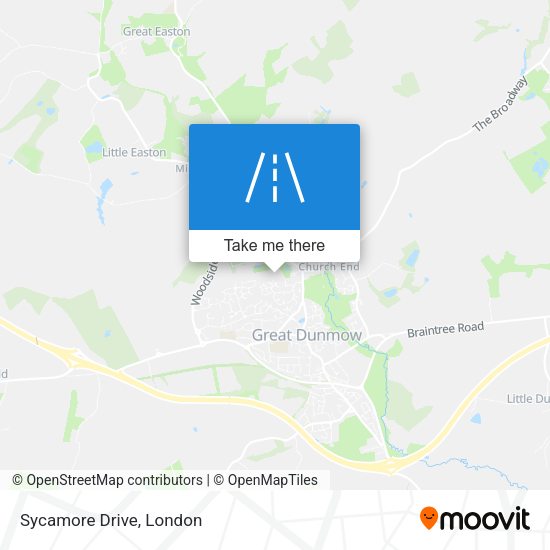 Sycamore Drive map