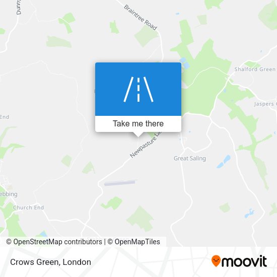 Crows Green map