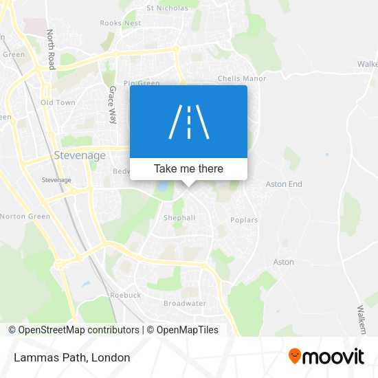 Lammas Path map