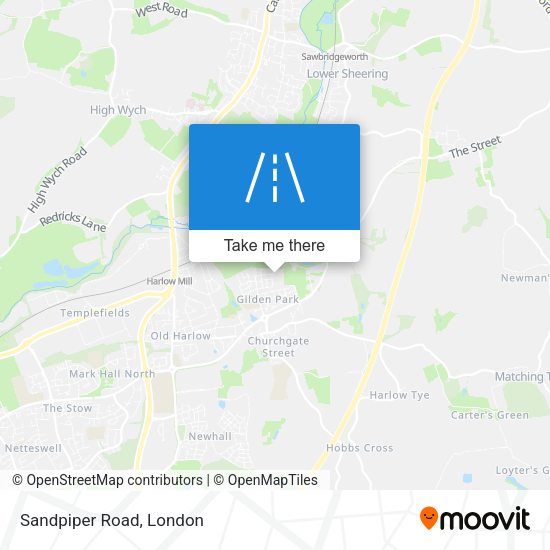 Sandpiper Road map