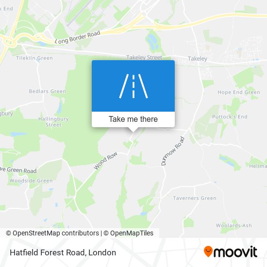Hatfield Forest Road map