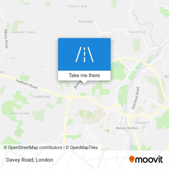 Davey Road map