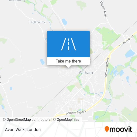 Avon Walk map