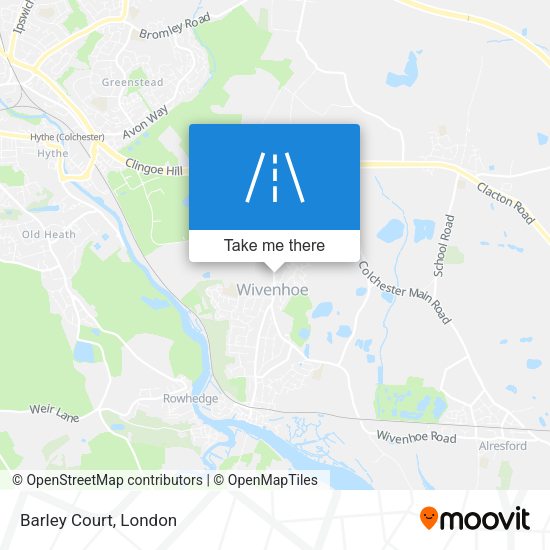 Barley Court map