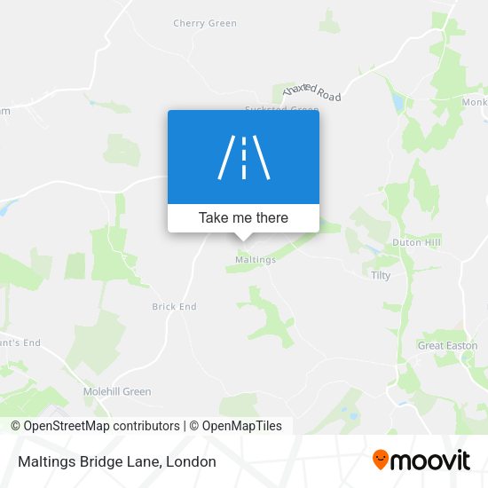 Maltings Bridge Lane map