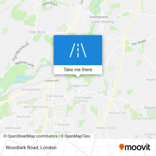 Woodlark Road map