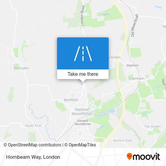 Hornbeam Way map