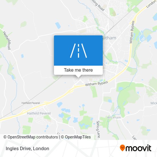 Ingles Drive map
