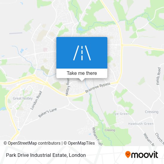 Park Drive Industrial Estate map
